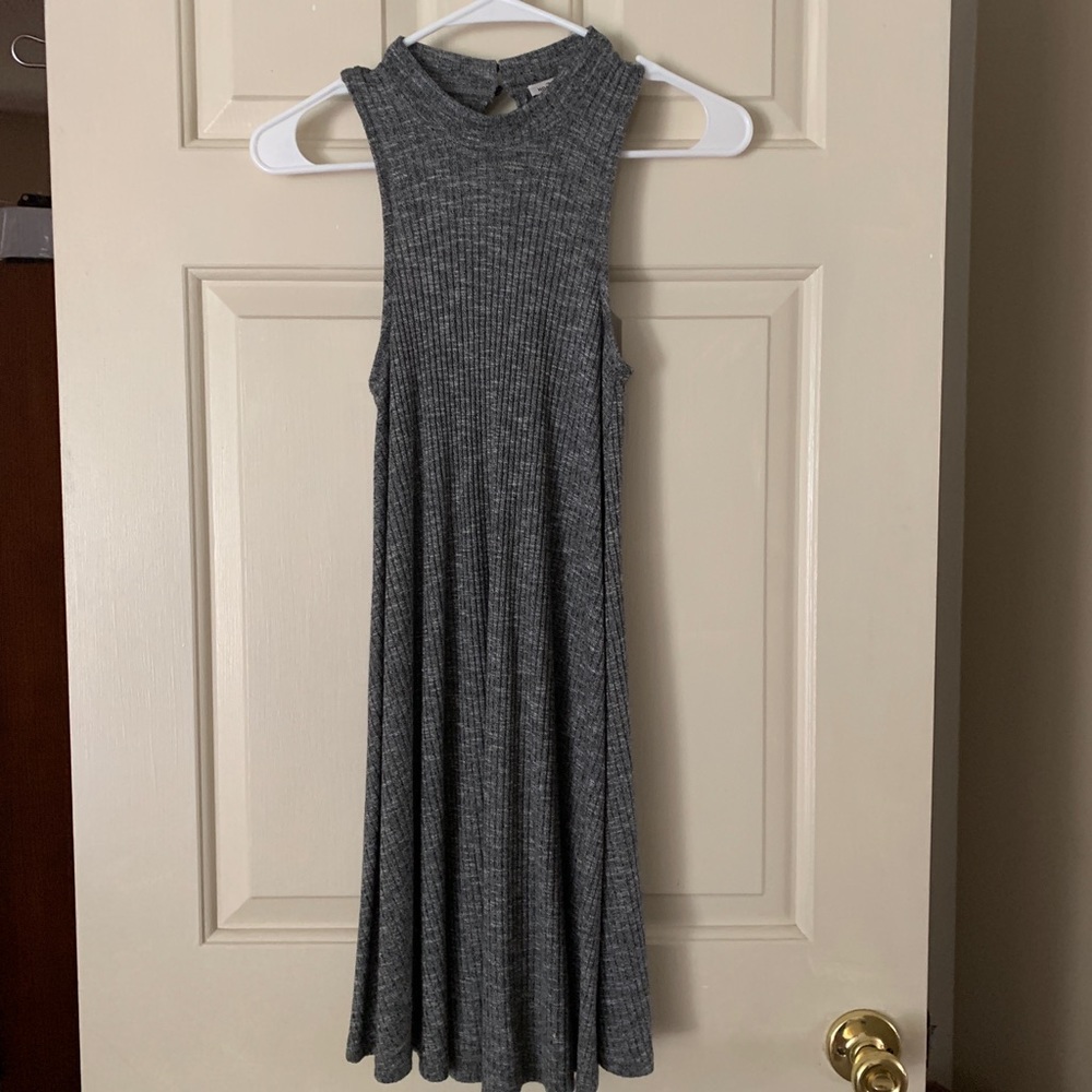 Gray Hollister High Neck Dress